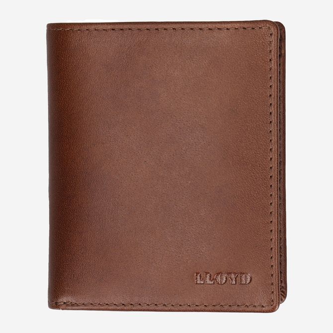 Lloyd Wallet upright - Braun - Frontansicht