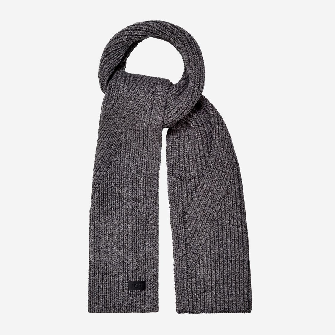 UGG australia RIBBED KNIT STRIPE SCARF - Grau - Frontansicht