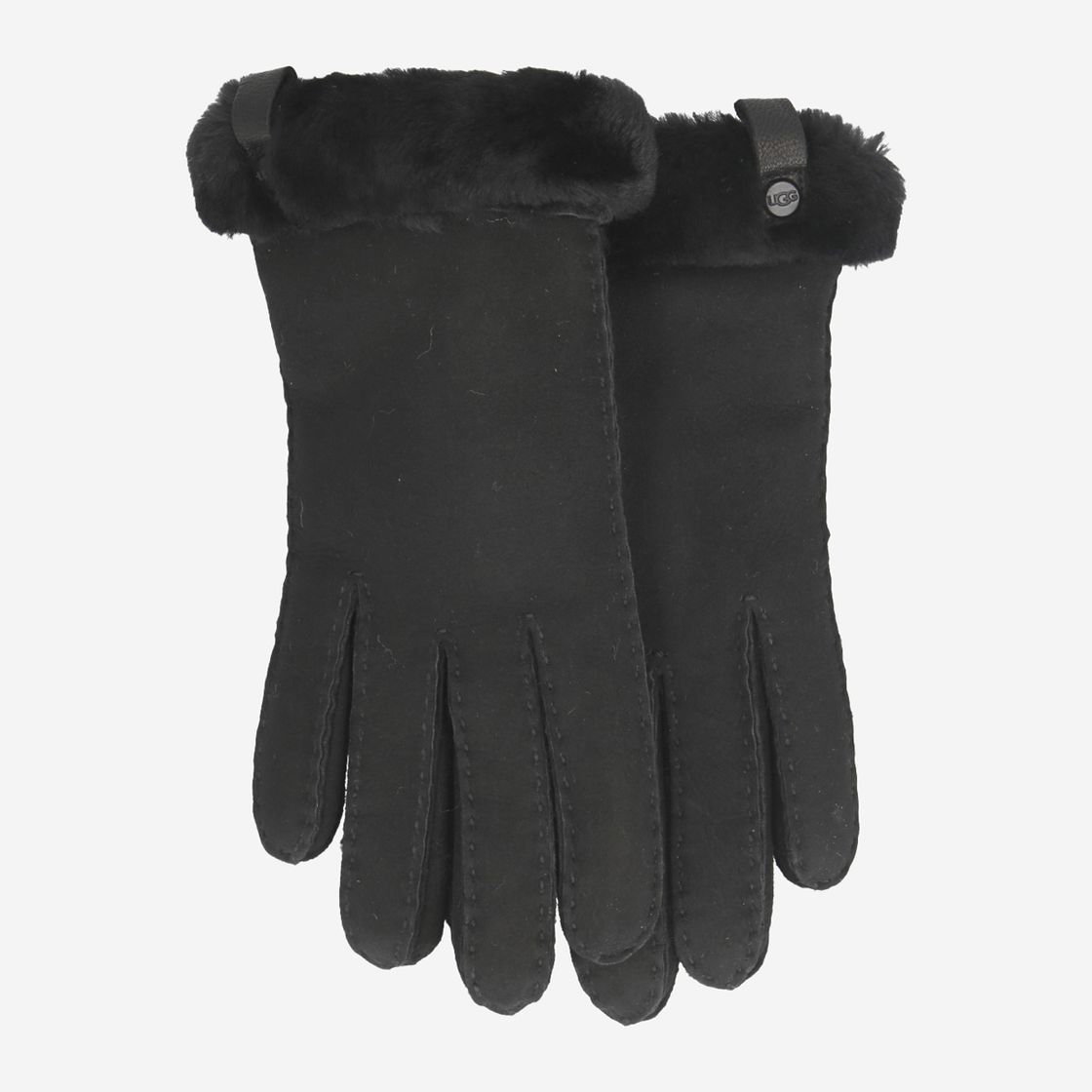 UGG australia SHORTY GLOVE - Schwarz - Frontansicht