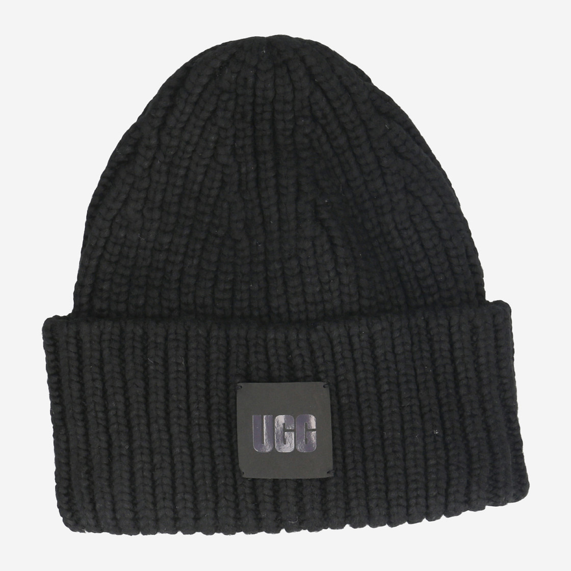 UGG australia CHUNKY RIB BEANIE - Schwarz - Frontansicht