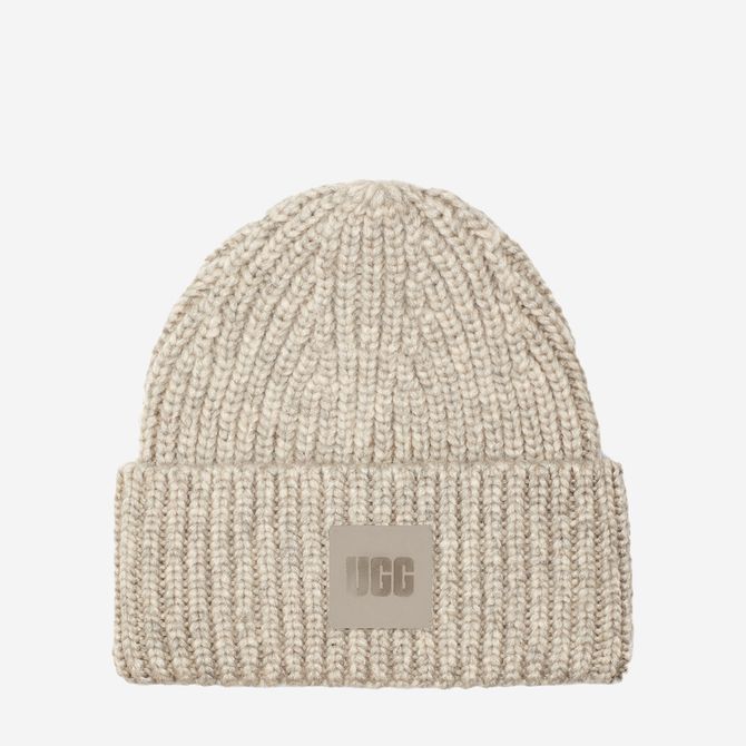 UGG australia CHUNKY RIB BEANIE - Grau - Frontansicht