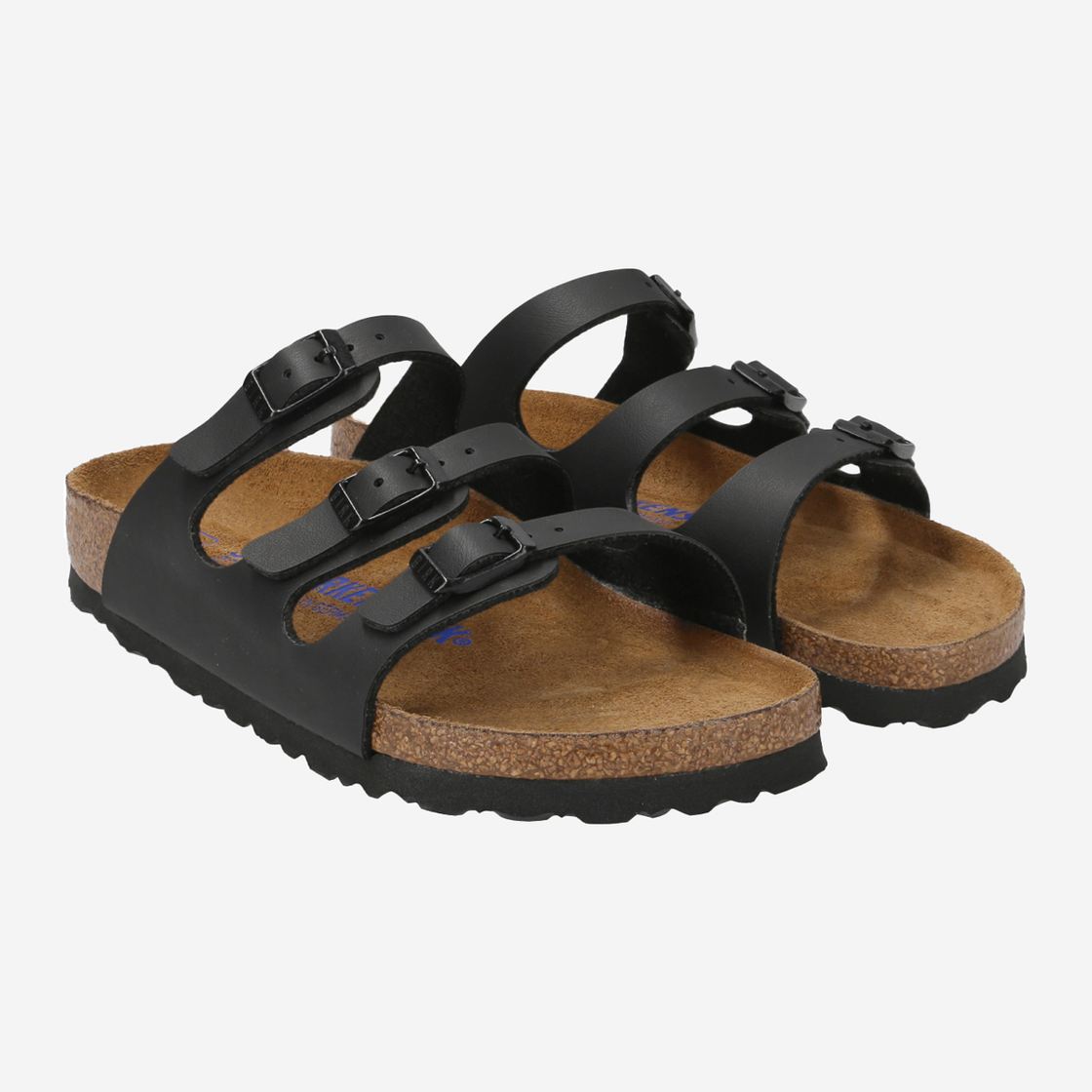 birkenstock Florida - Schwarz - Seitenansicht