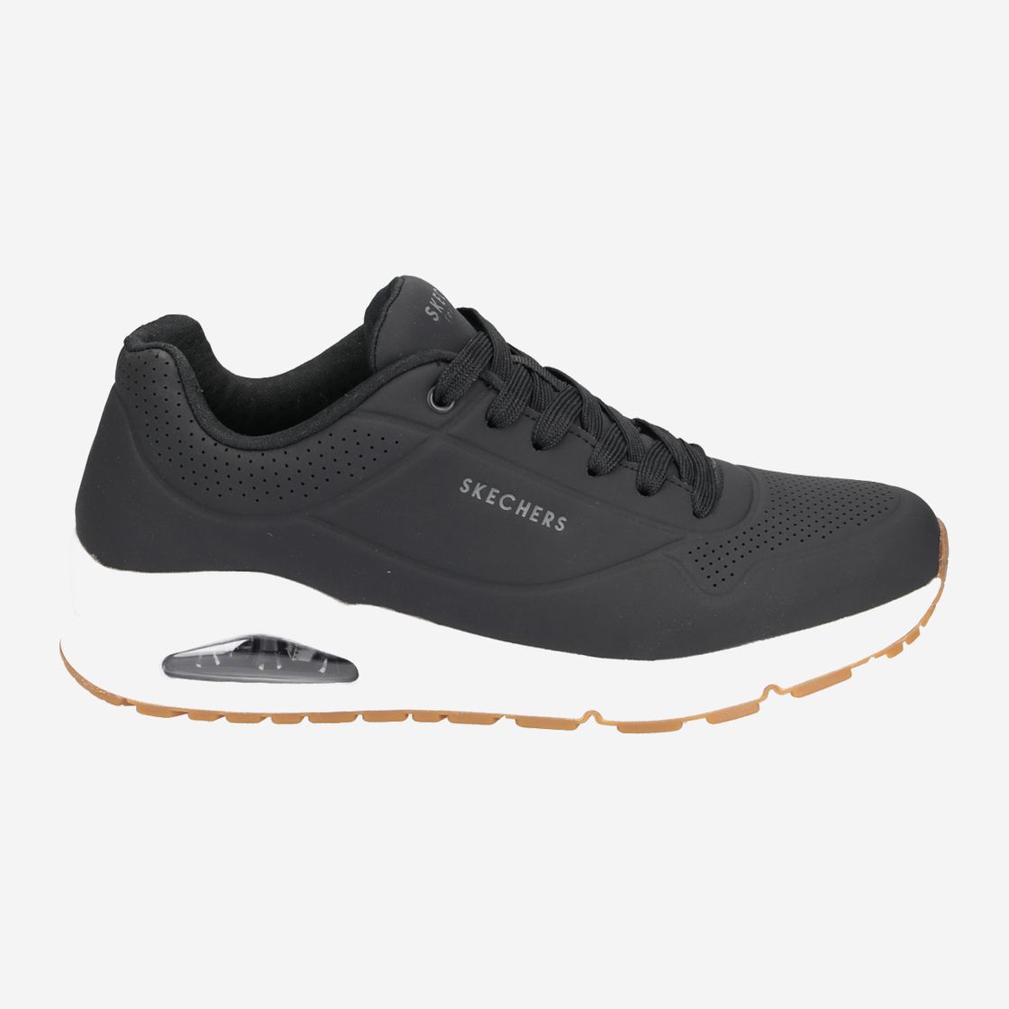 Skechers 52458 UNO STAND ON AIR - Schwarz - Rückansicht