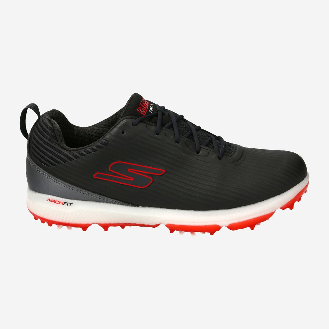 Skechers 214044 GO GOLF PRO 5 HYPER - Schwarz - Rückansicht