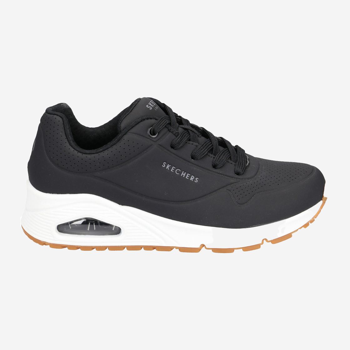 Skechers 73690 UNO STAND ON AIR - Schwarz - Rückansicht