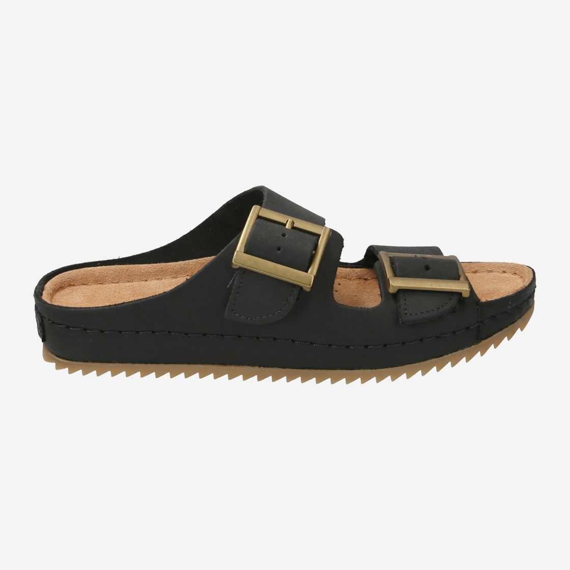 Clarks Brookleigh Sun - Schwarz - Rückansicht