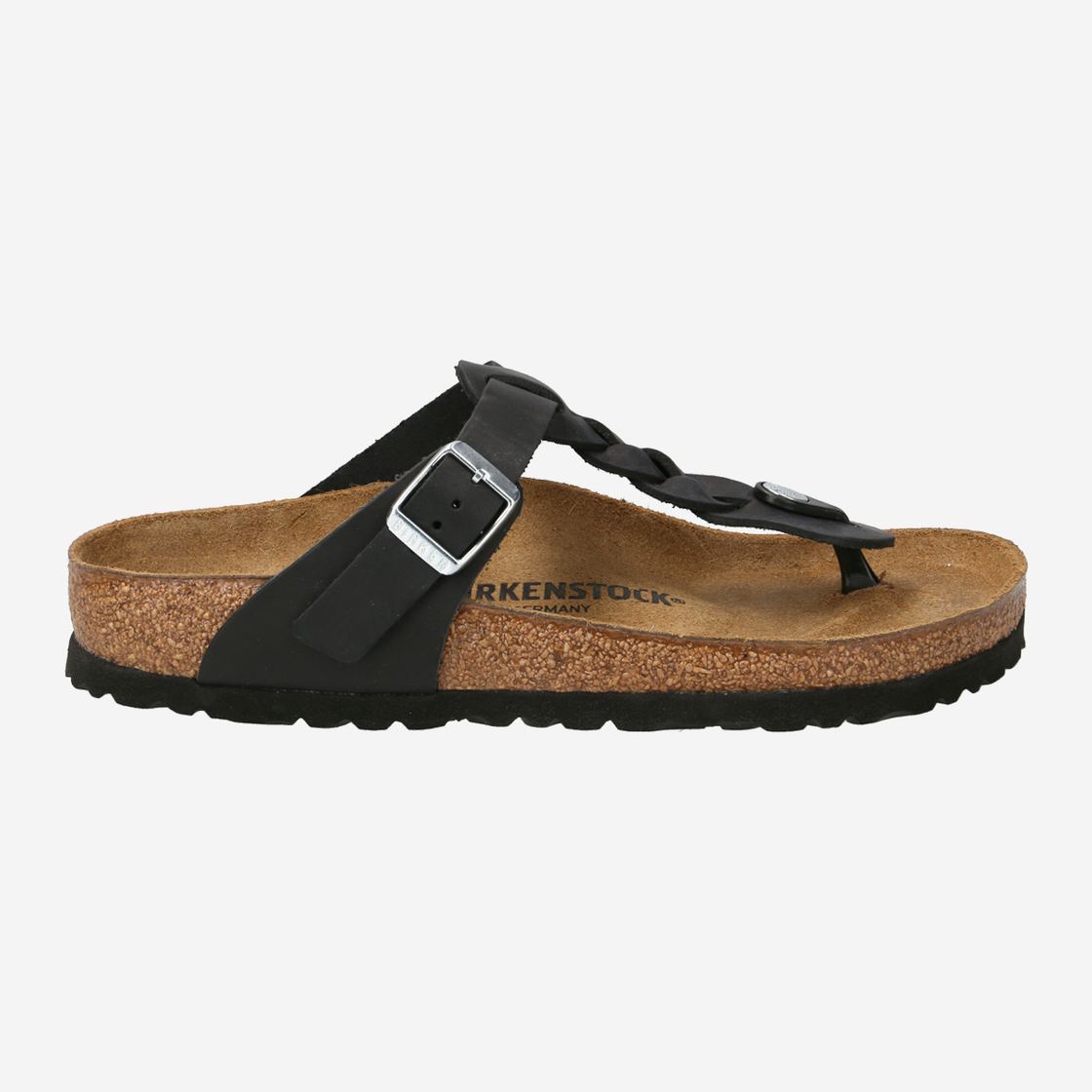 birkenstock GIZEH BRAIDED - Schwarz - Rückansicht