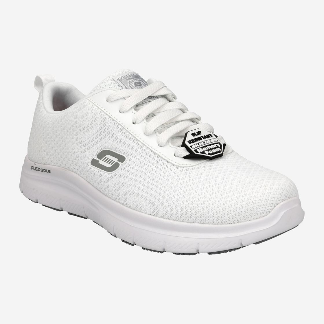 Skechers FLEX ADVANTAGE - Weiß - Frontansicht