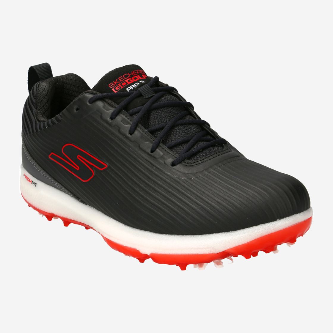 Skechers 214044 GO GOLF PRO 5 HYPER - Schwarz - Frontansicht