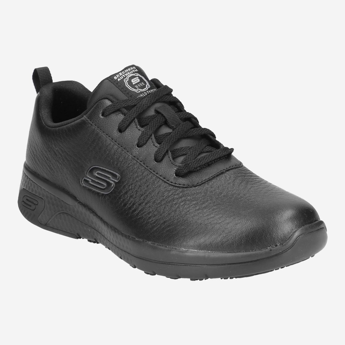 Skechers 108010EC Arbeitsschuh - Schwarz - Frontansicht