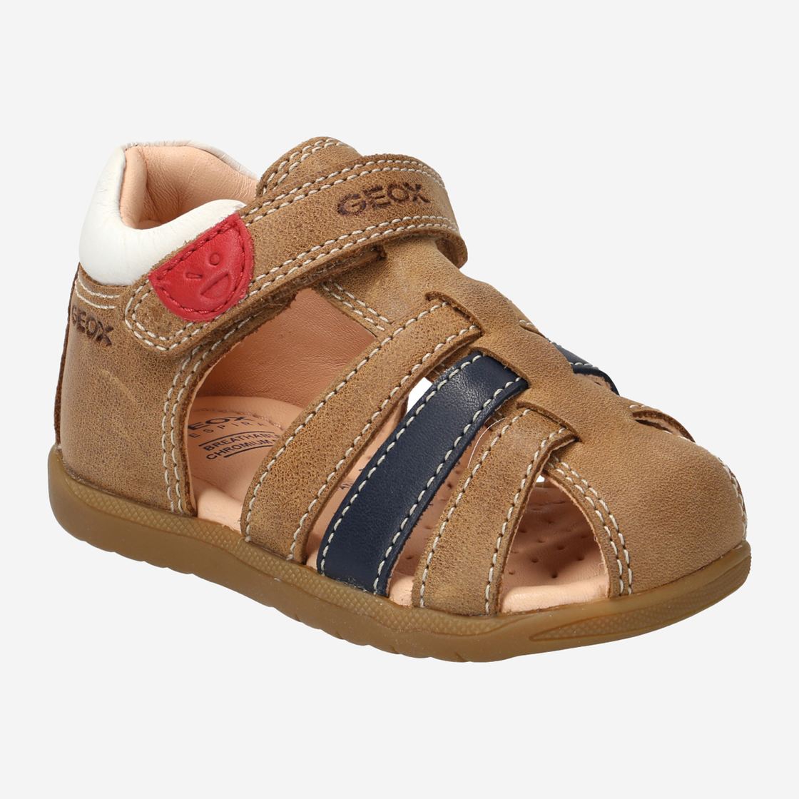 Geox SANDAL MACCHIA - Braun - Frontansicht