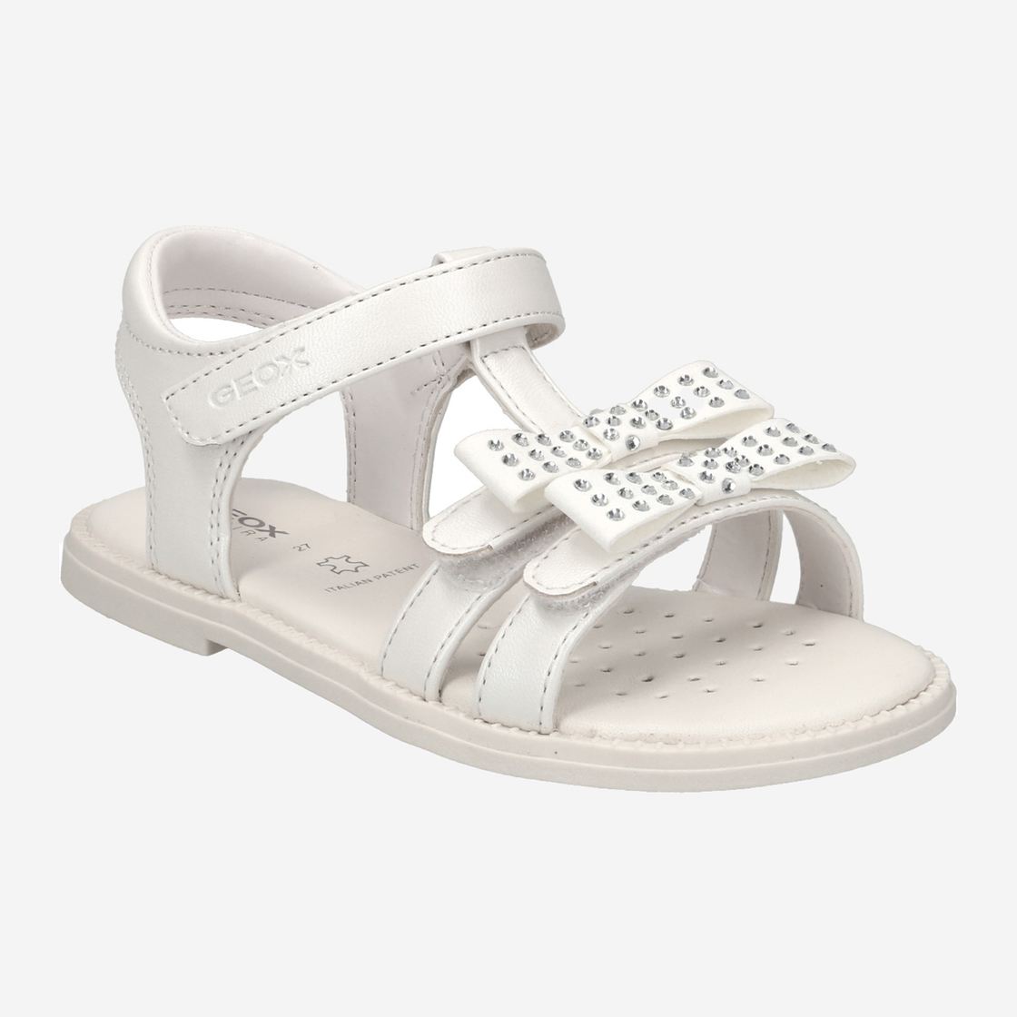 Geox SANDAL KARLY - Weiß - Frontansicht