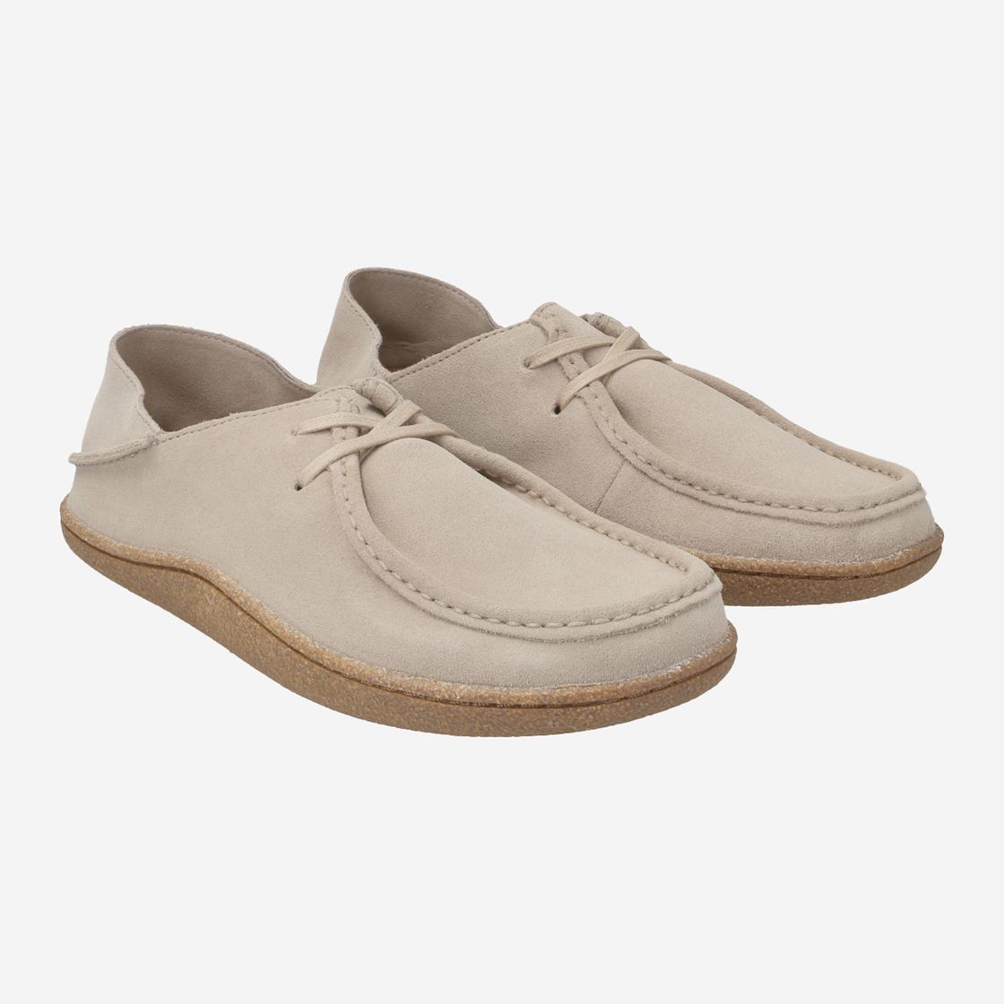 Clarks PiltonWallabee - Beige - Seitenansicht