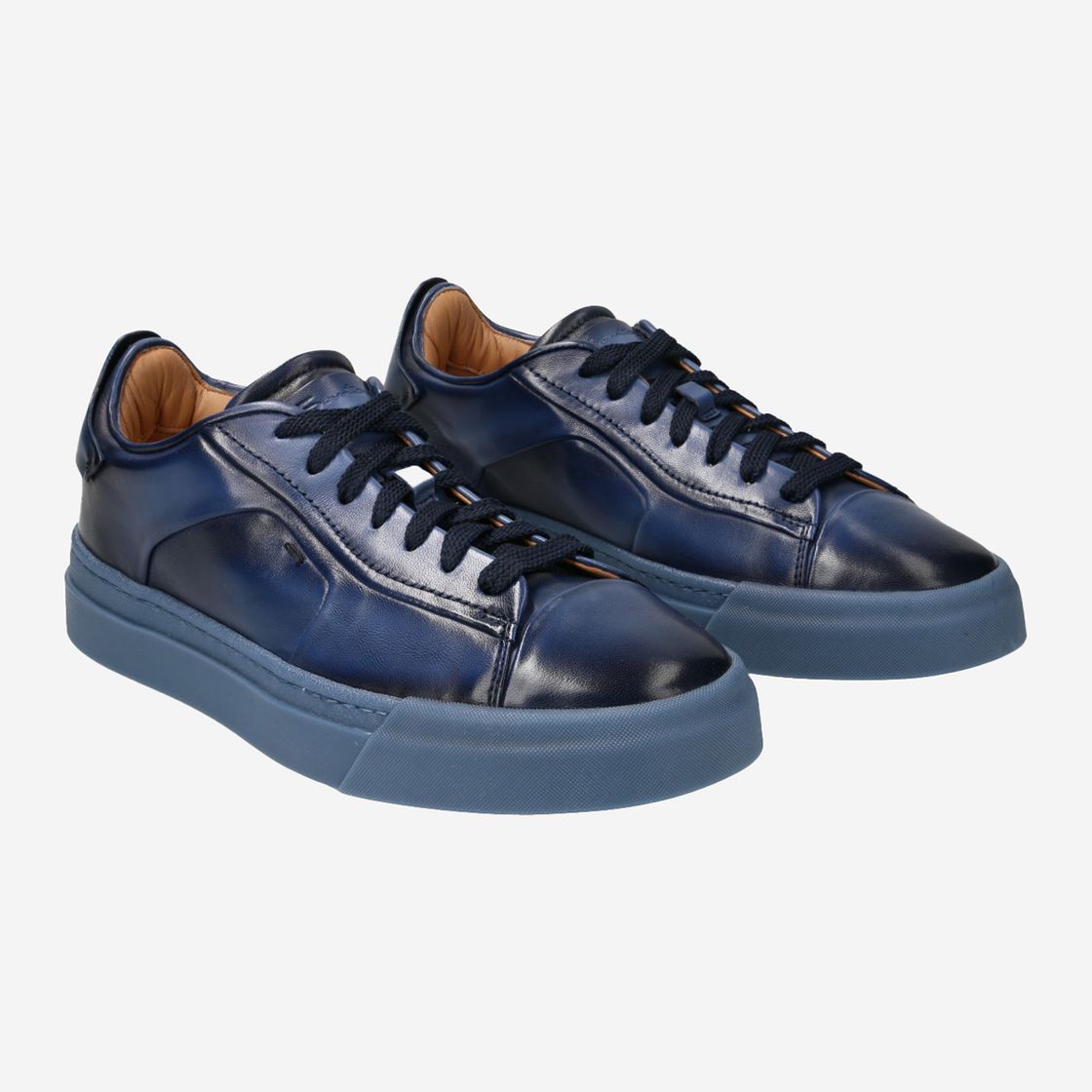 Santoni 21554 U47 - Blau - Seitenansicht