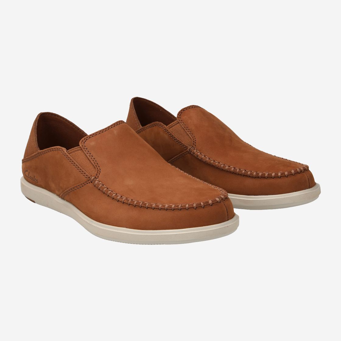 Clarks Bratton Slip - Braun - Seitenansicht