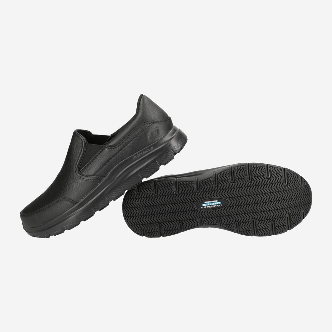 Skechers FLEX ADVANTAGE SR Bronwood - Schwarz - Draufsicht