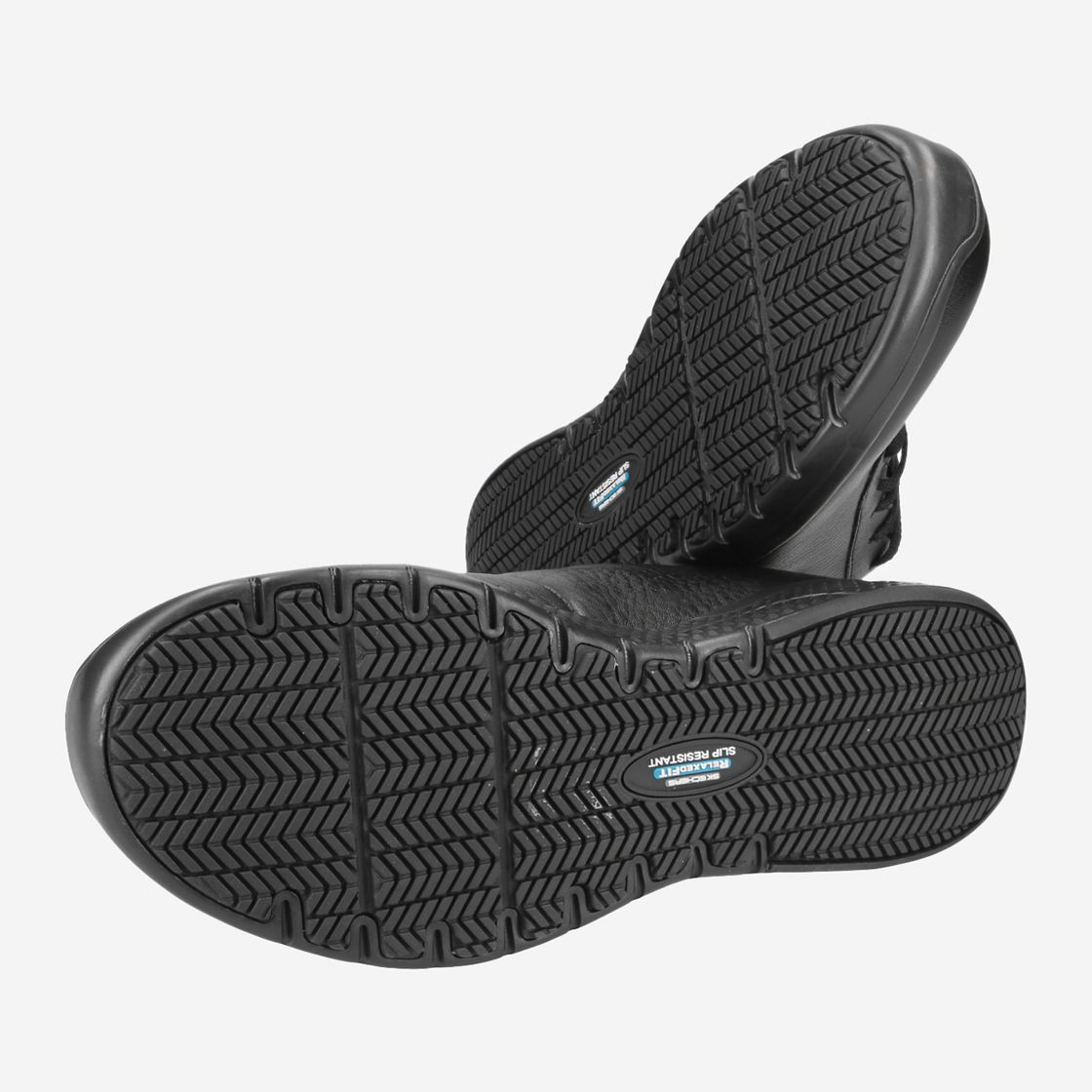 Skechers 108010EC Arbeitsschuh - Schwarz - Draufsicht