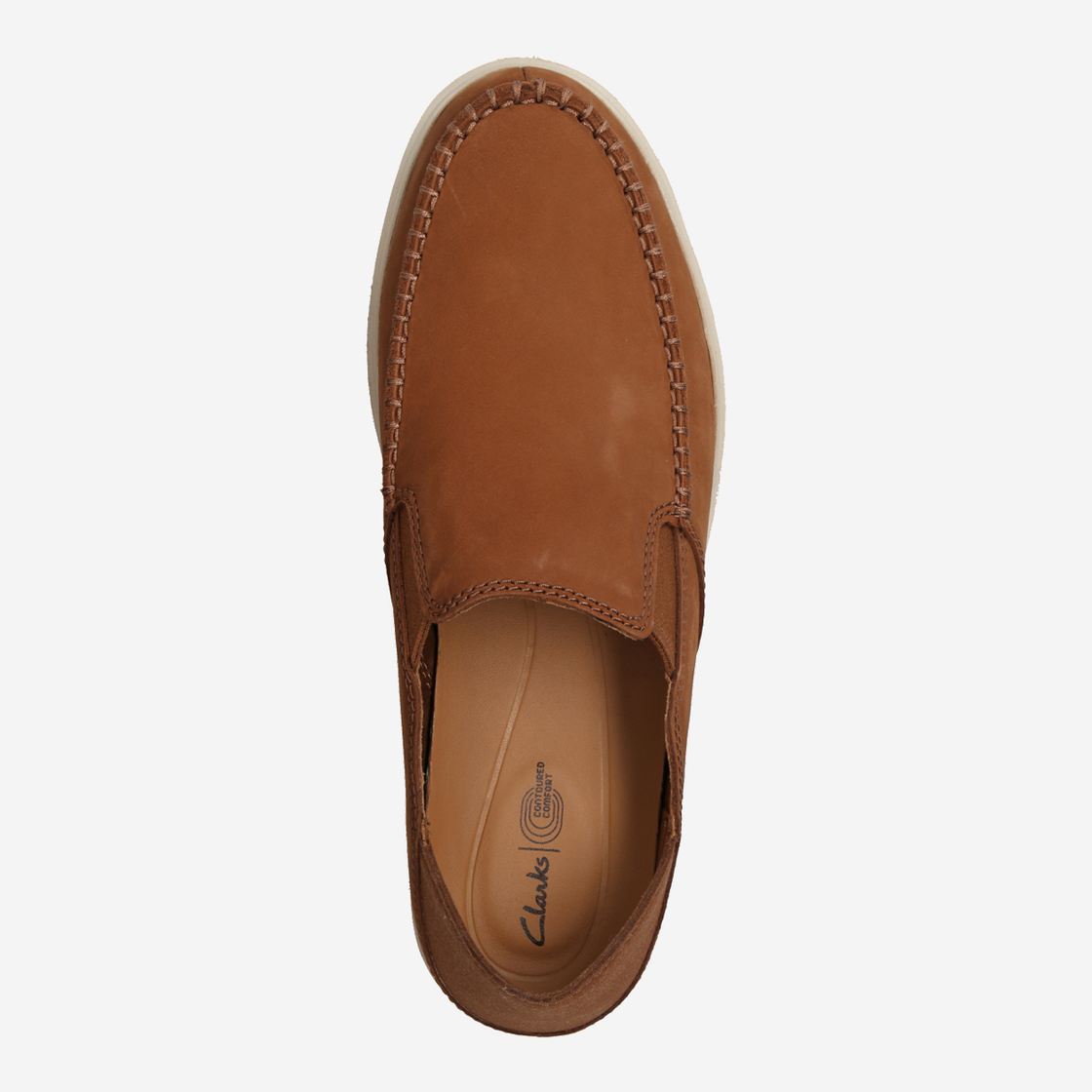 Clarks Bratton Slip - Braun - Sohle