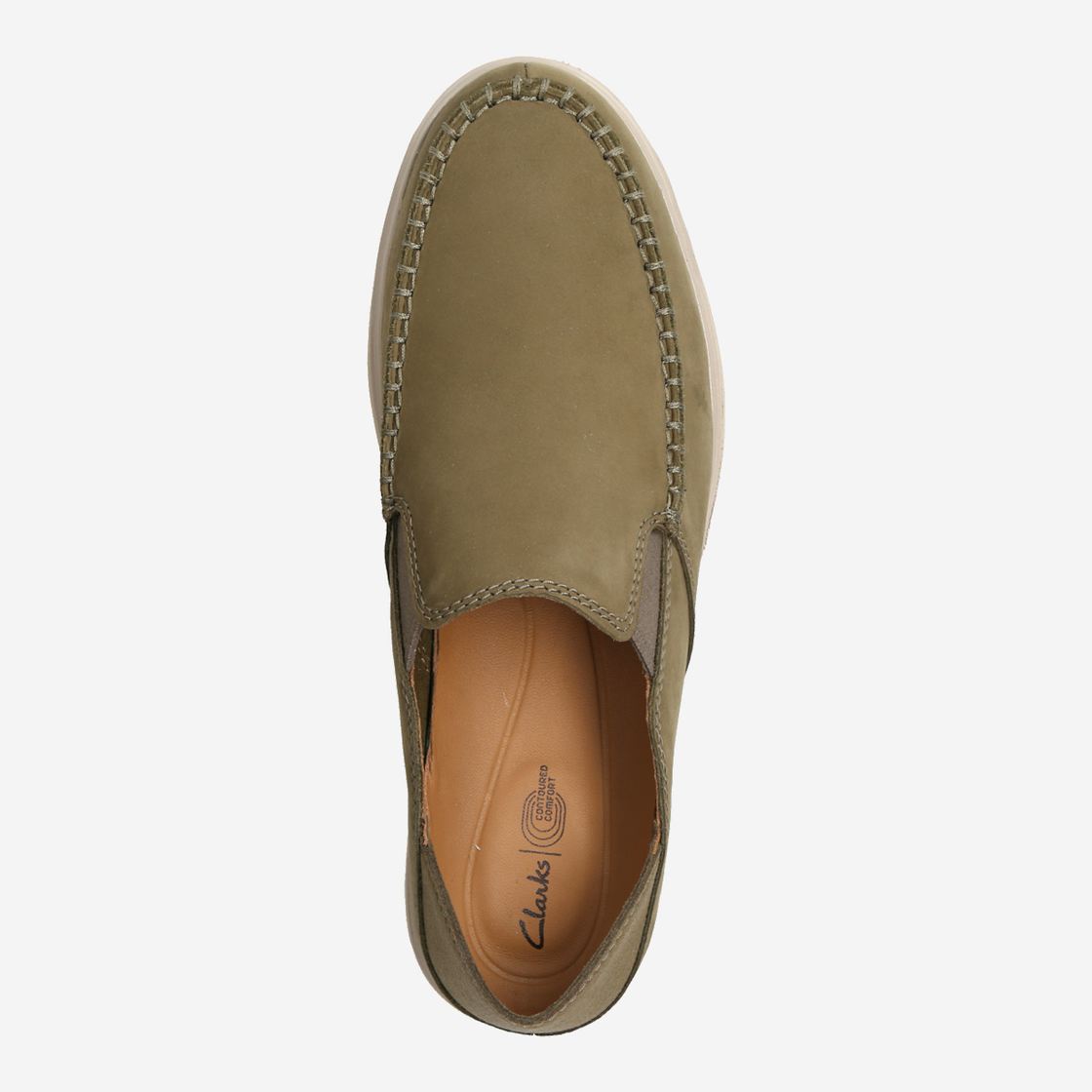 Clarks Bratton Slip - Grün - Sohle