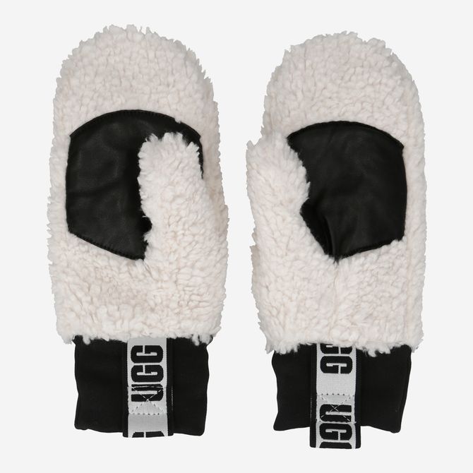 UGG australia Fäustlinge SHERPA - Weiß - Rückansicht