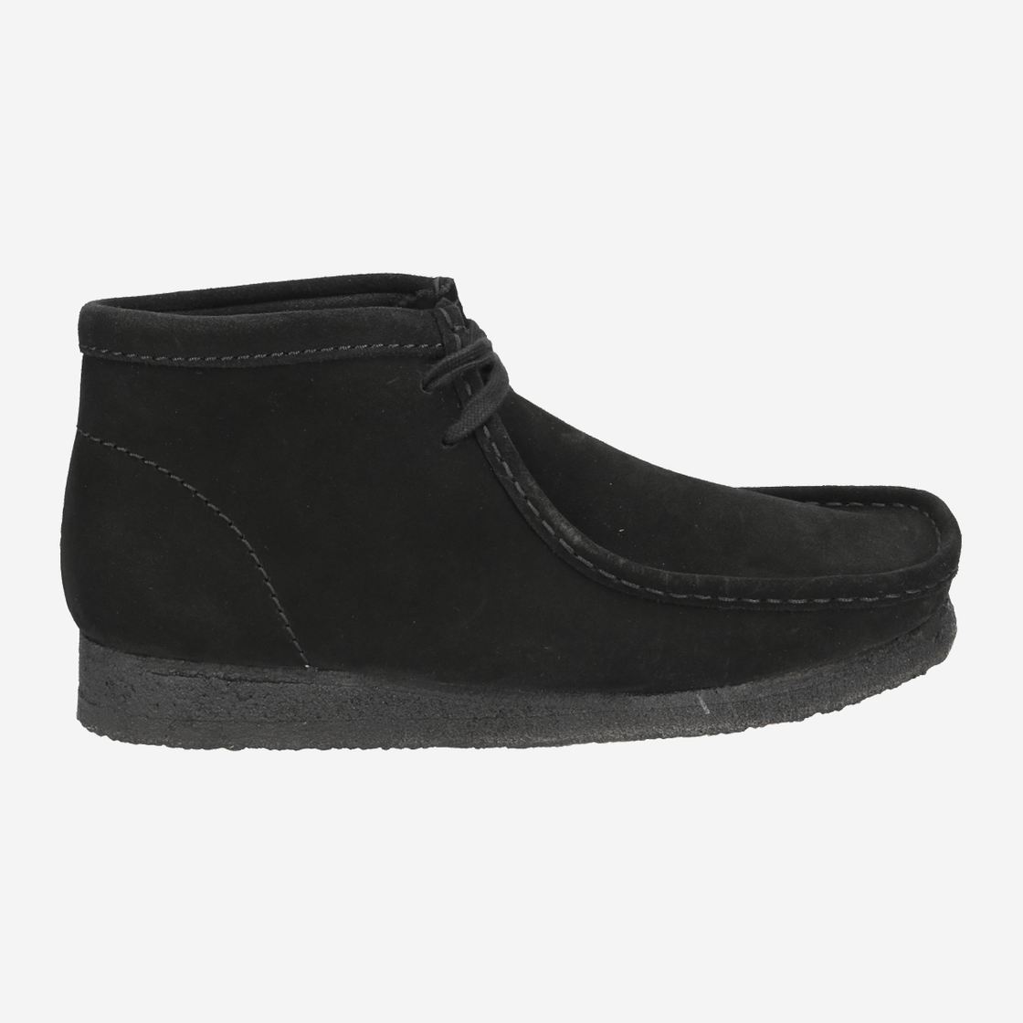 Clarks Wallabee Boot - Schwarz - Rückansicht