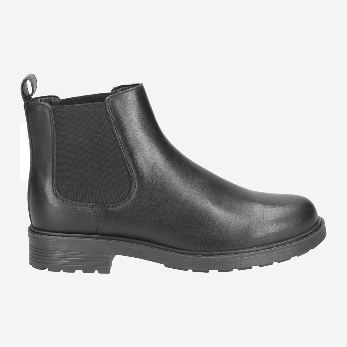 Black chelsea boots mens clarks online