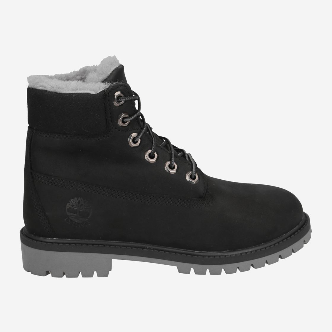 Timberland 6 In Premium WP Shearling Line - Schwarz - Rückansicht