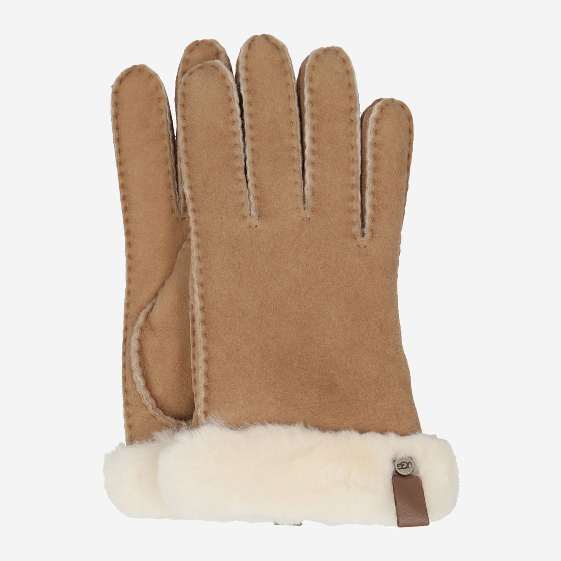 UGG australia SHORTY GLOVE - Braun - Frontansicht