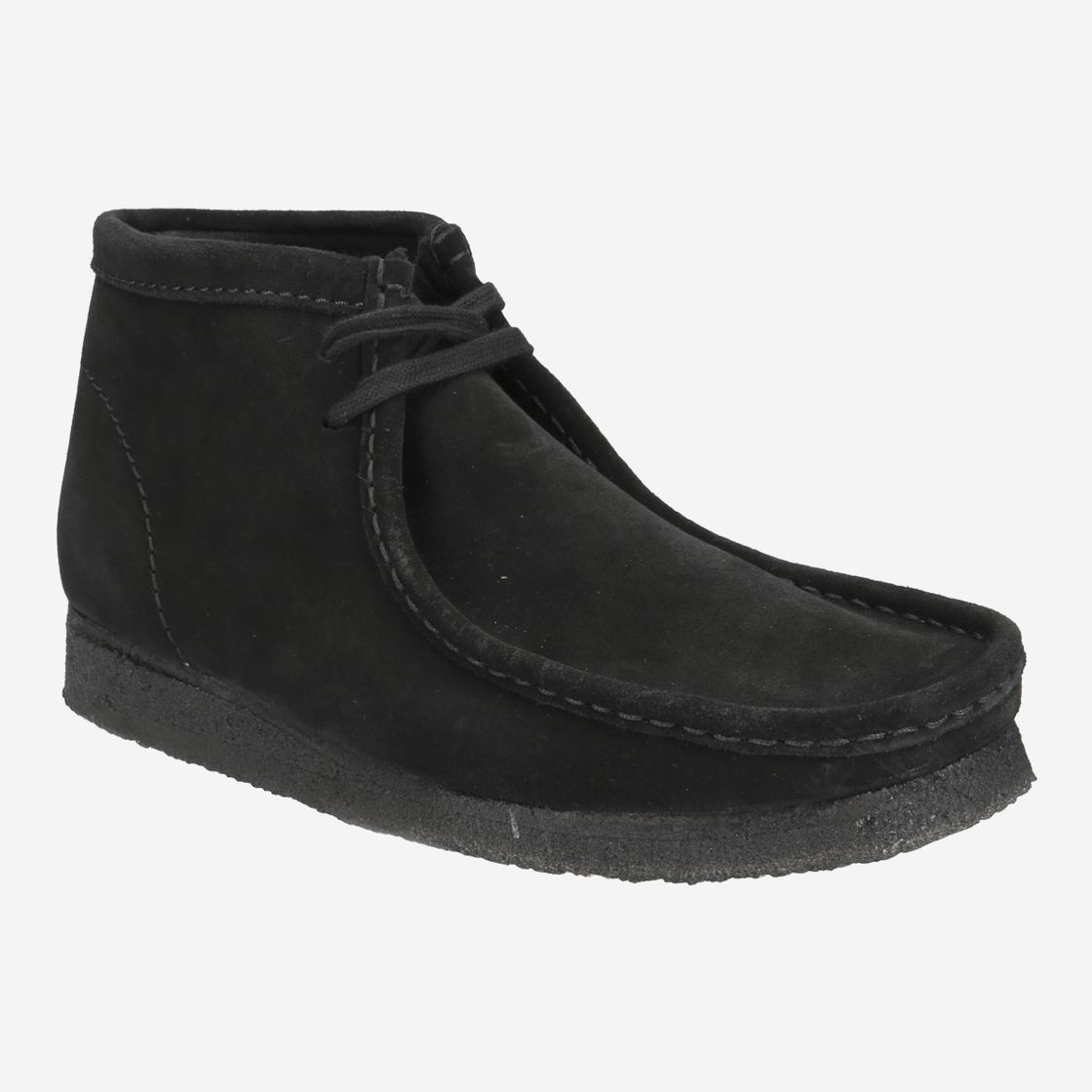 Clarks Wallabee Boot - Schwarz - Frontansicht