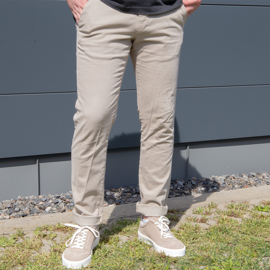 Mason’s Chinohose MBE130 - Beige - Frontansicht