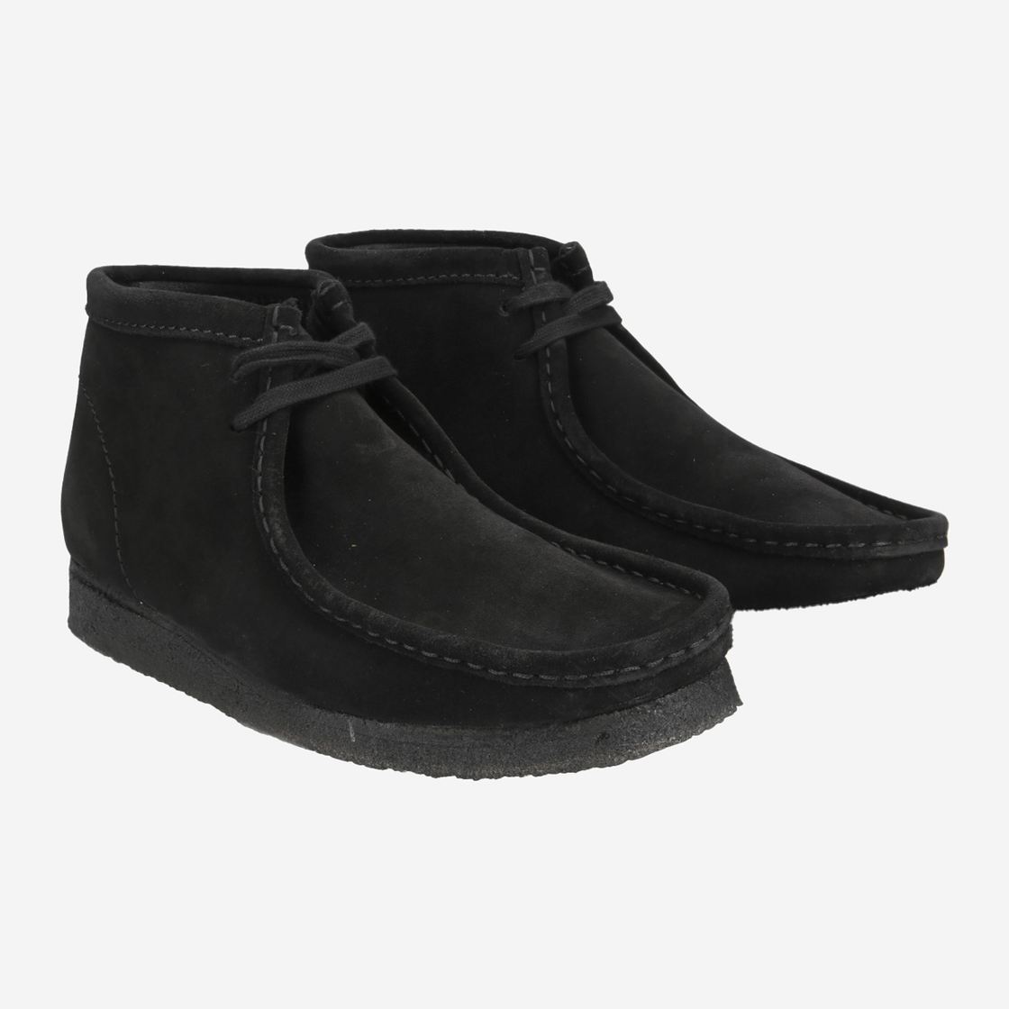 Clarks Wallabee Boot - Schwarz - Seitenansicht