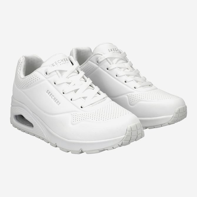 Skechers UNO - STAND ON AIR - Weiß - Seitenansicht