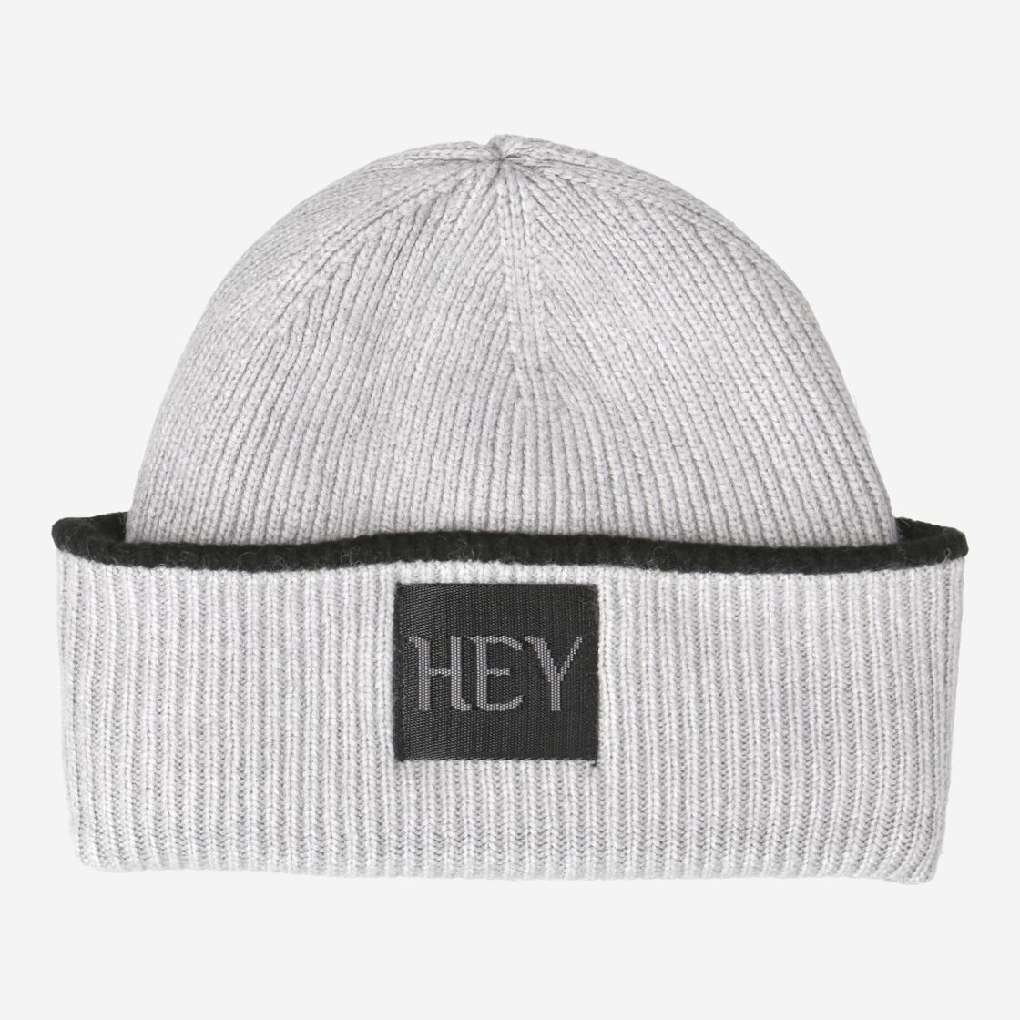 Hey Marley COZY BEANIE - Schwarz / Grau - Rückansicht