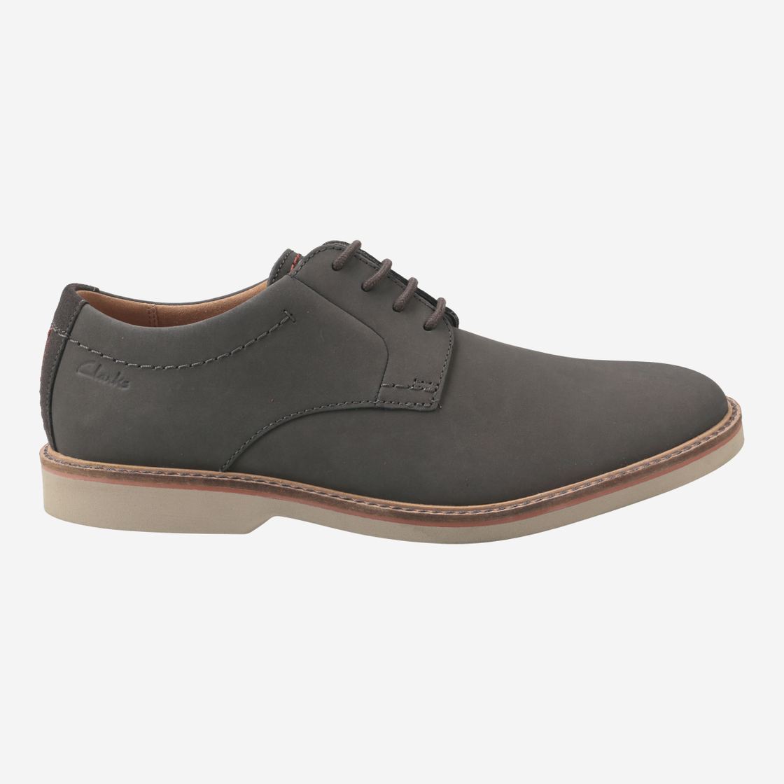 Clarks Atticus LTLace - Grau, dunkel - Rückansicht