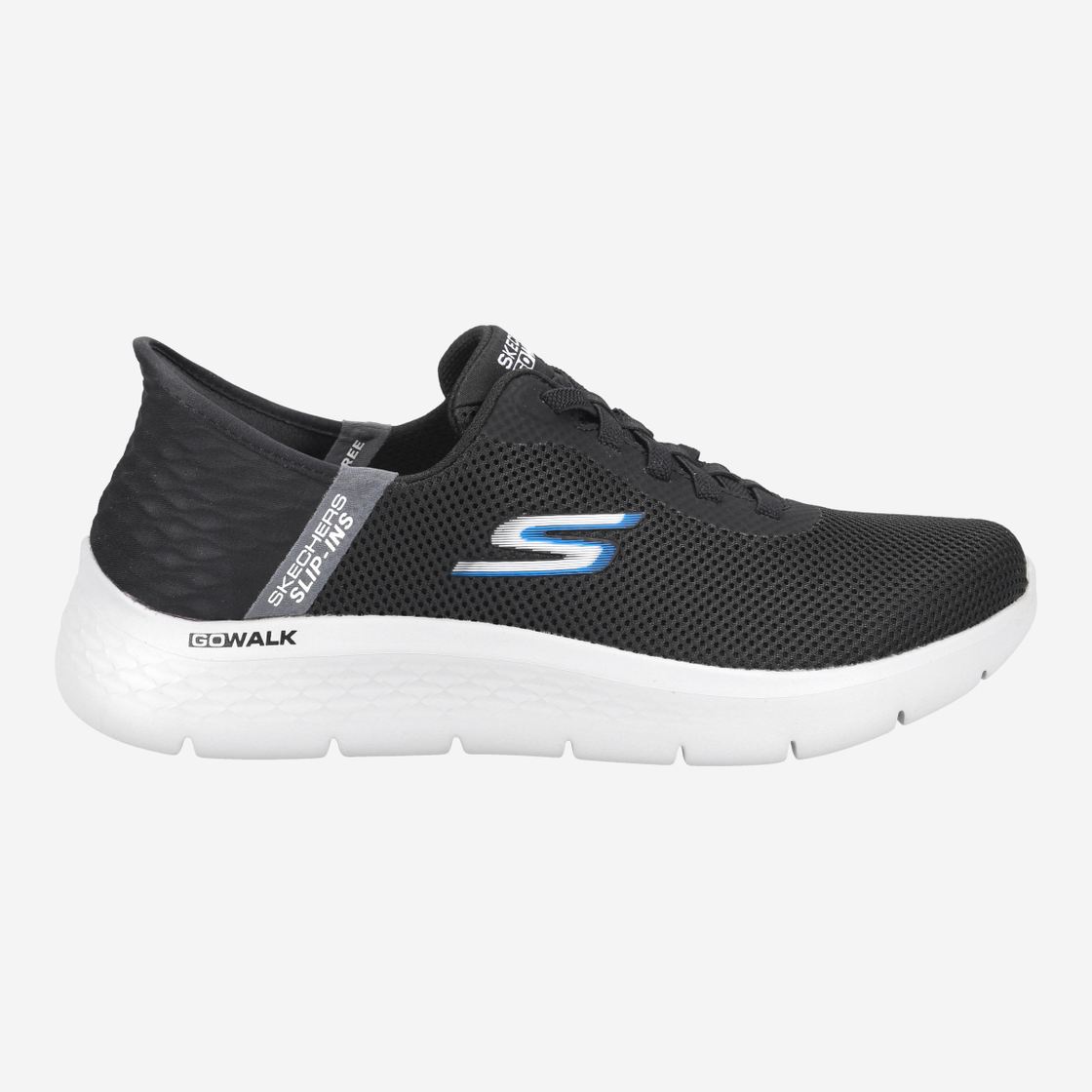 Skechers GO WALK FLEX - Schwarz - Rückansicht