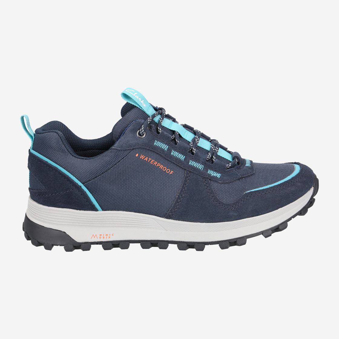 Clarks ATLTrekWalkWP - Blau - Rückansicht