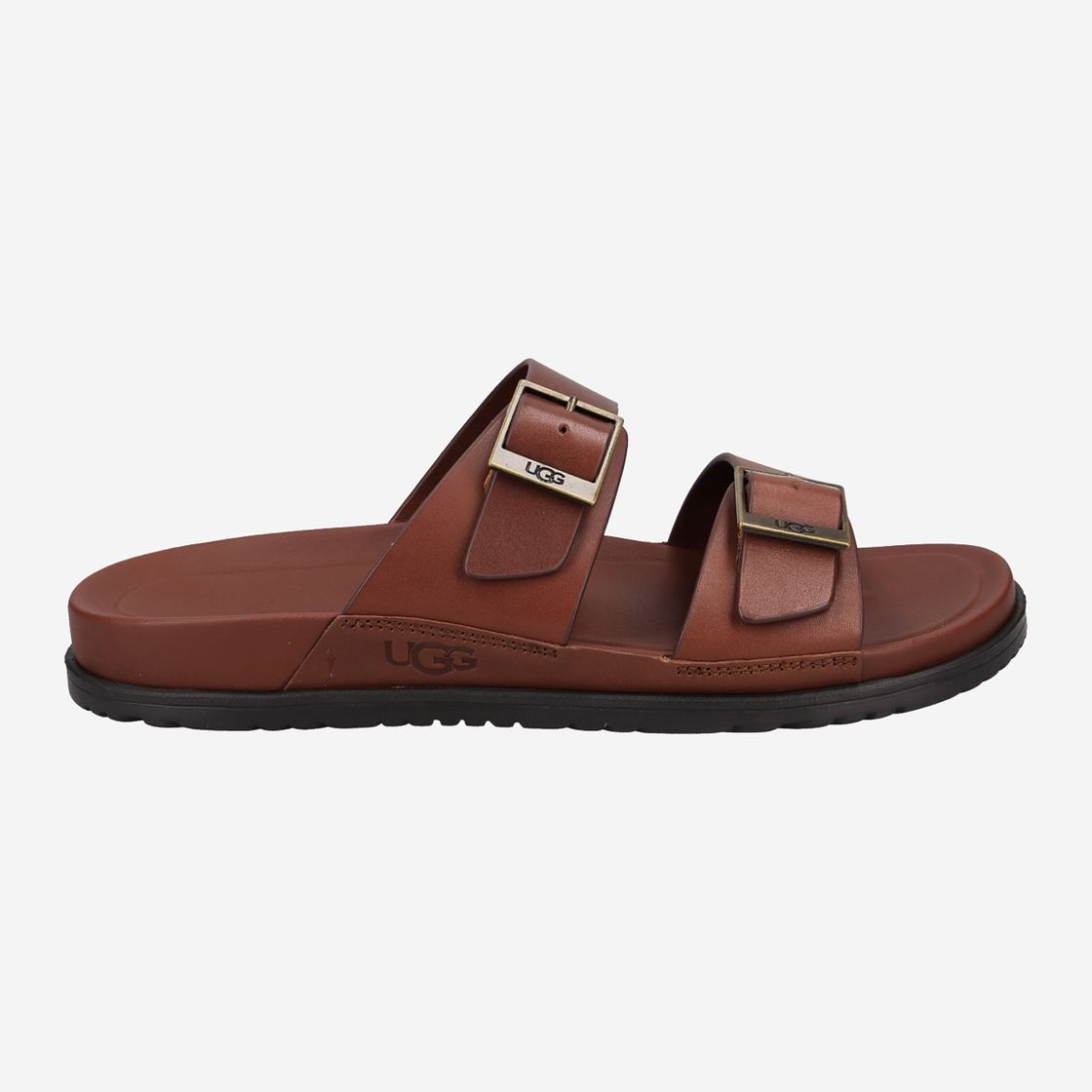 UGG australia WAINSCOTT BUCKLE SLIDE - Braun - Rückansicht