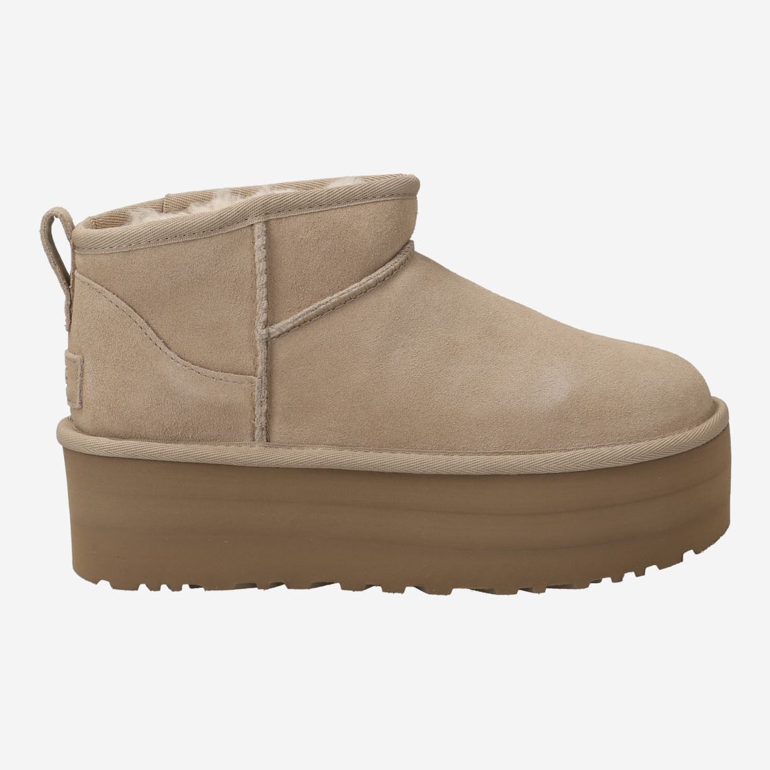 UGG australia CLASSIC ULTRA MINI PLATFORM - Beige - Rückansicht