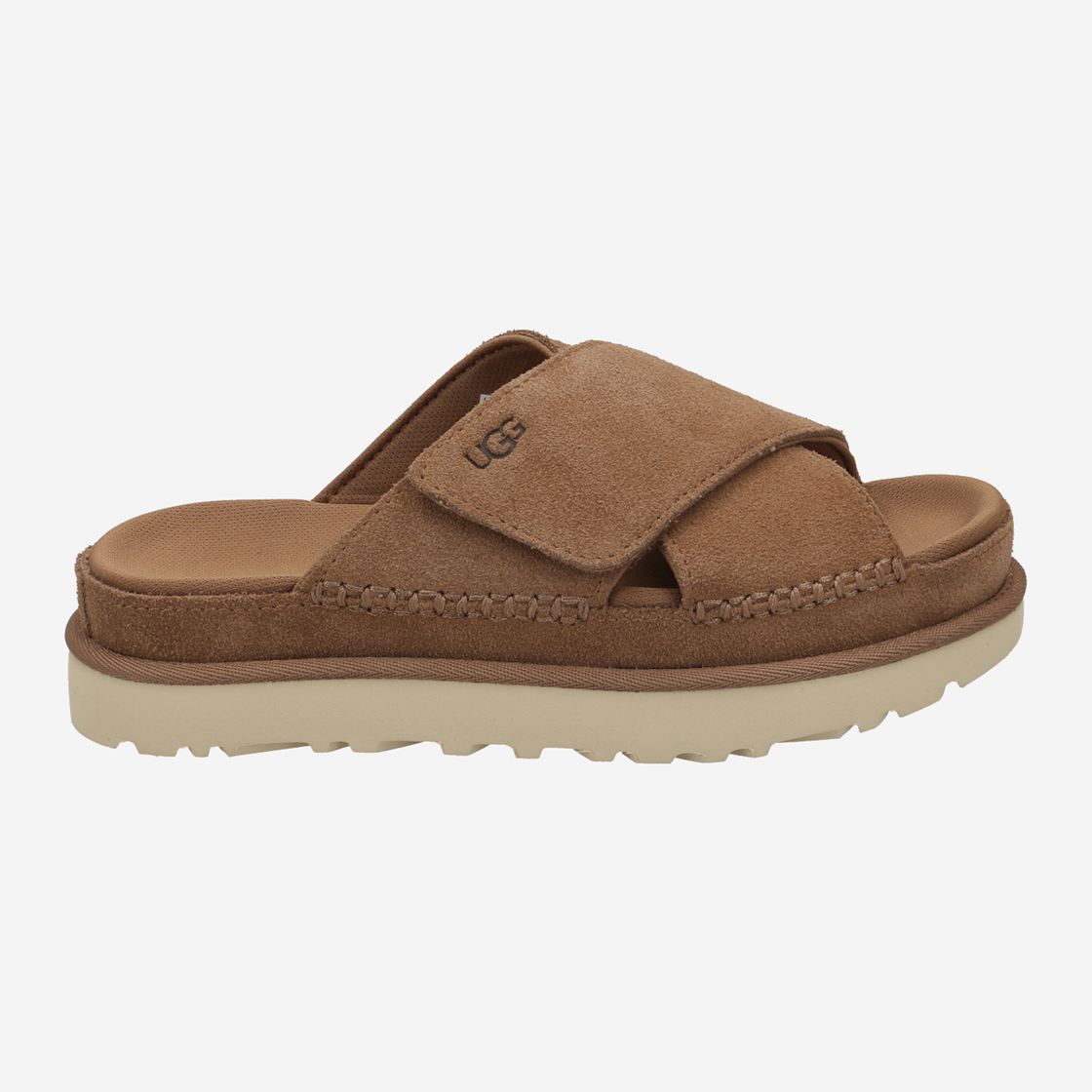 UGG australia GOLDENSTAR CROSS SLIDE - Braun - Rückansicht
