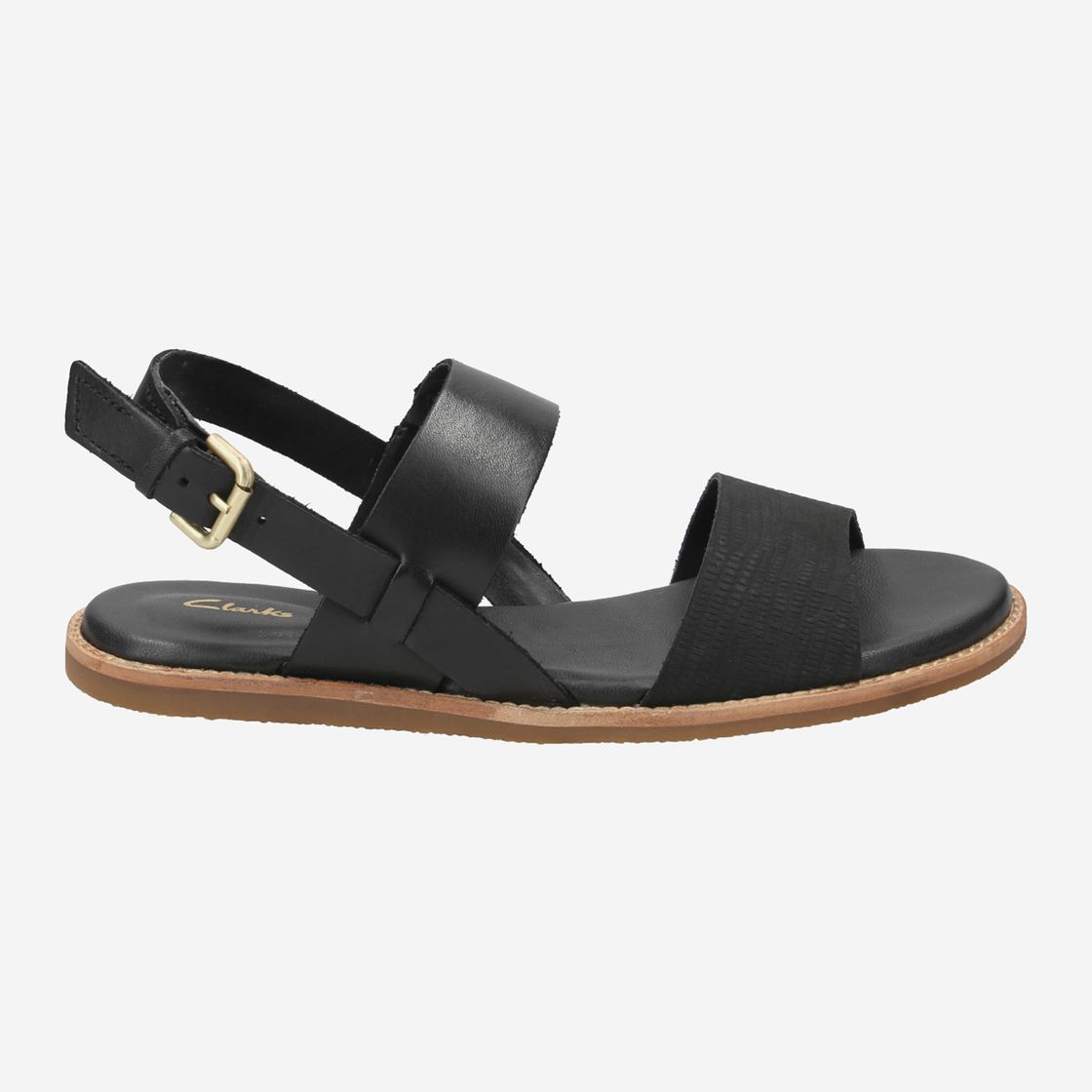 Clarks Karsea Strap - Schwarz - Rückansicht