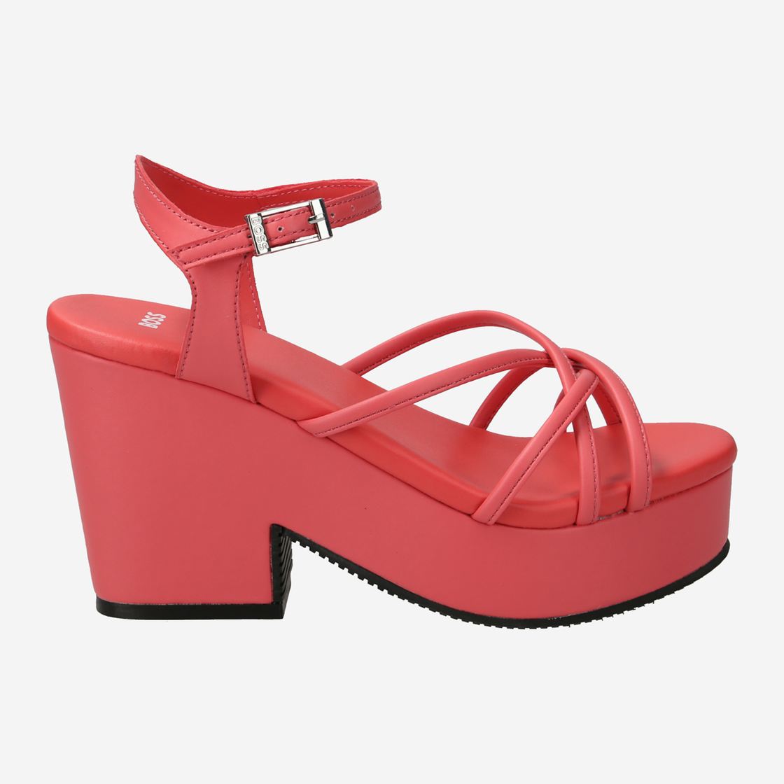 Boss CATE WEDGE SANDAL - Pink - Rückansicht