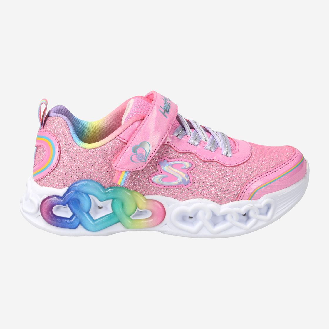 Skechers INFINITE HEART LIGHTS - Pink - Rückansicht