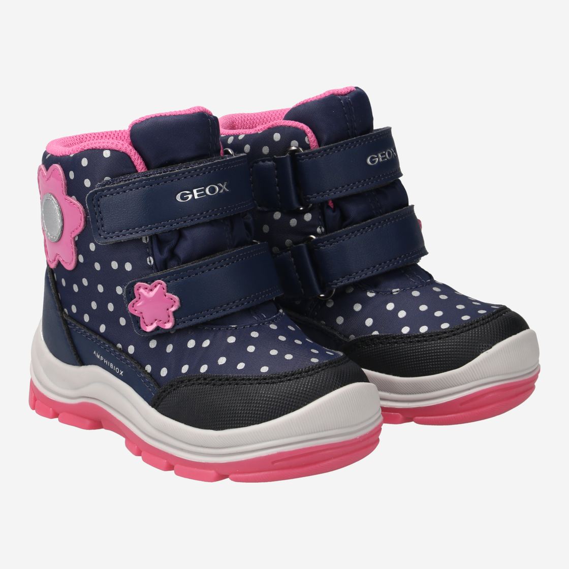 Geox FLANFIL - Blau / Fuchsia - Rückansicht