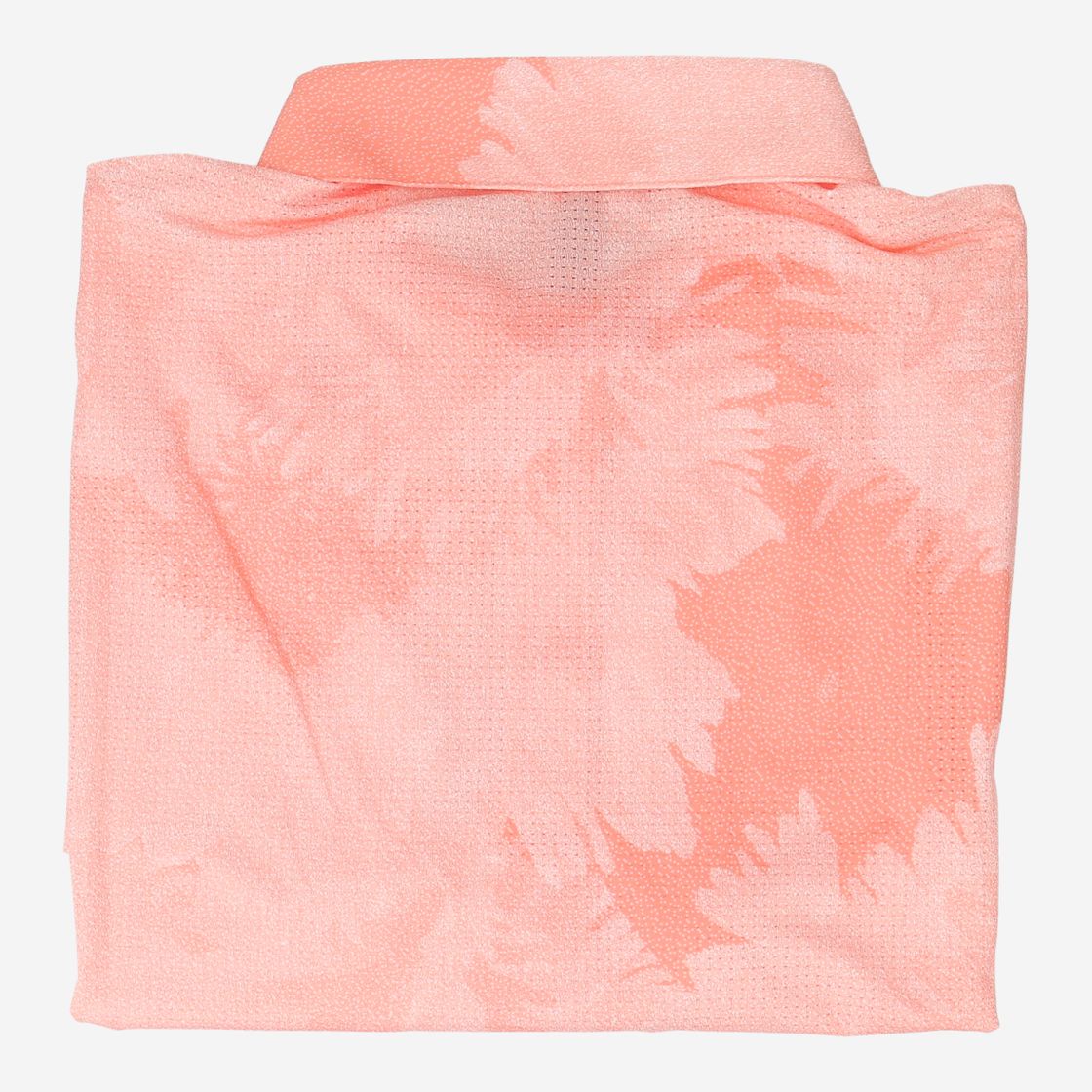 FLOWER MESH POLO - Orange - Rückansicht