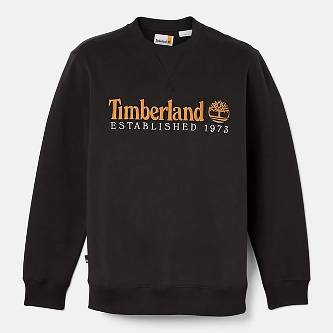 Timberland A65DD LS Est. 1973 Crew BB Sw  - Schwarz - Rückansicht