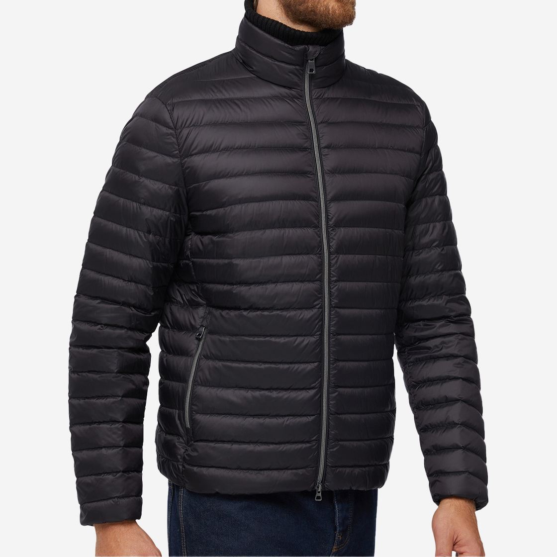 Geox WARRENS SHORT JACKET - Schwarz - Rückansicht