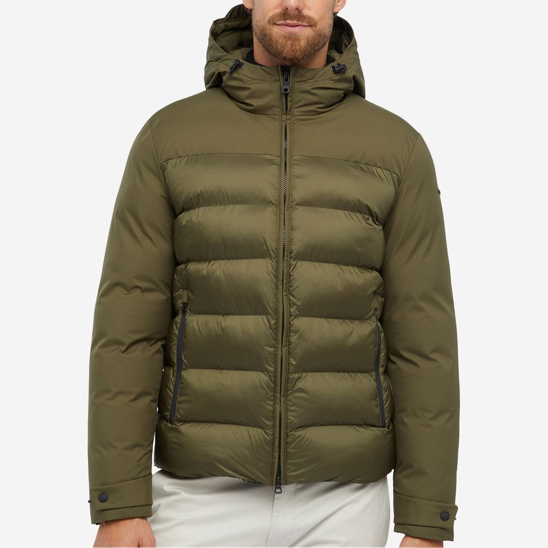 Geox SAPIENZA HOOD JACKET - Grün - Rückansicht