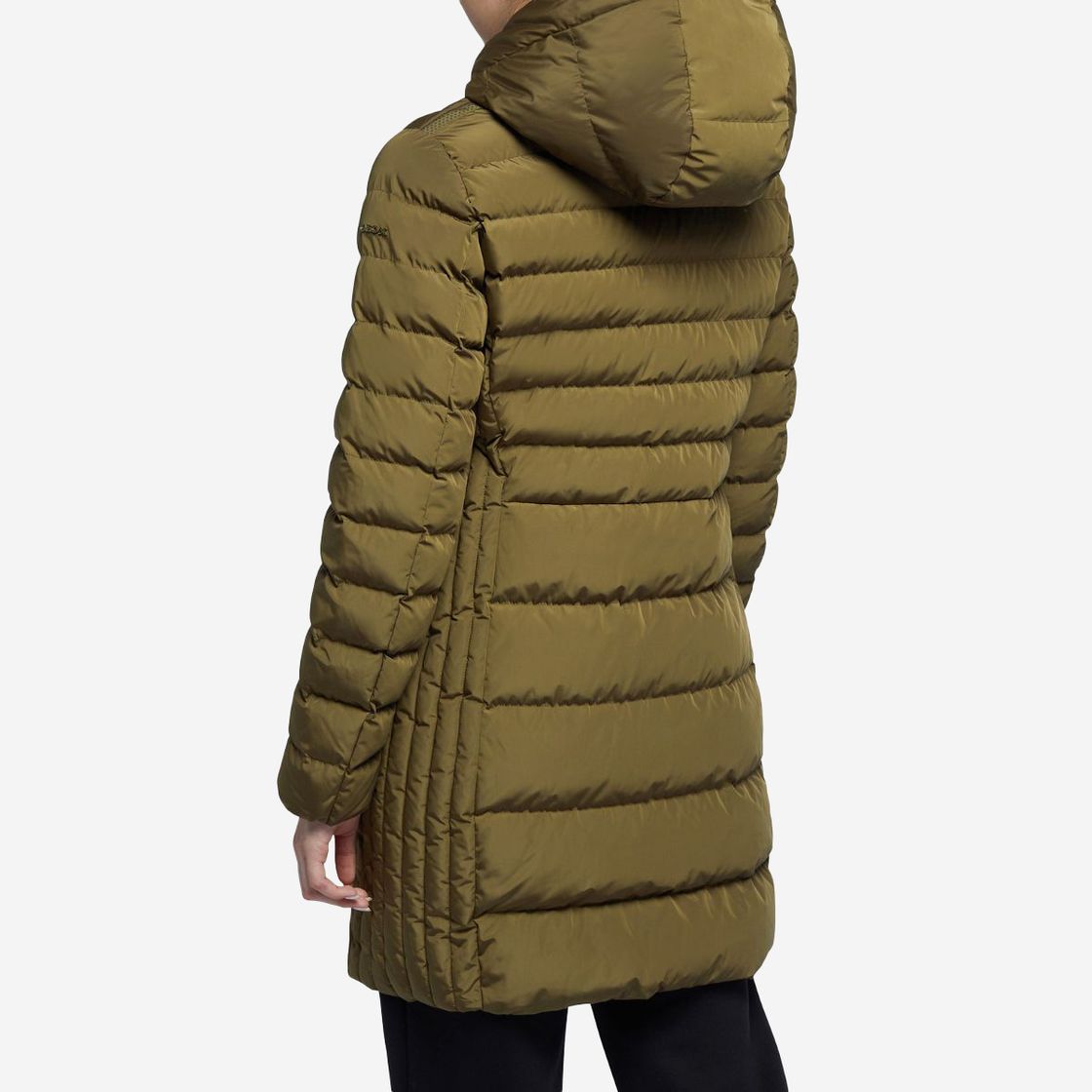 Geox ANEKO LONG JACKET - Grün - Rückansicht