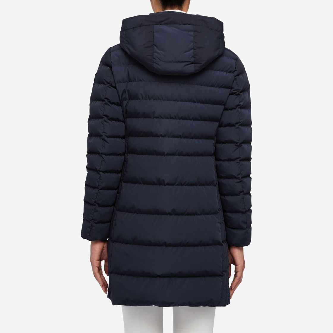 Geox ANEKO LONG JACKET - Blau - Rückansicht