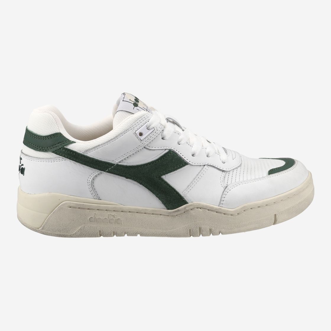 Diadora MI BASKET LOW USED - Weiß - Rückansicht